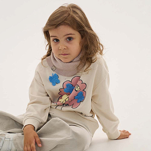 Снуд Peppihat "Lilen merino creme beige", кремовый